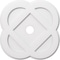 Ekena Millwork Charlotte Architectural Grade PVC Ceiling Medallion, 22"OD x 3"ID x 8 3/4"C x 1"P, One-Piece CMP22CE-03000 - alternate 1